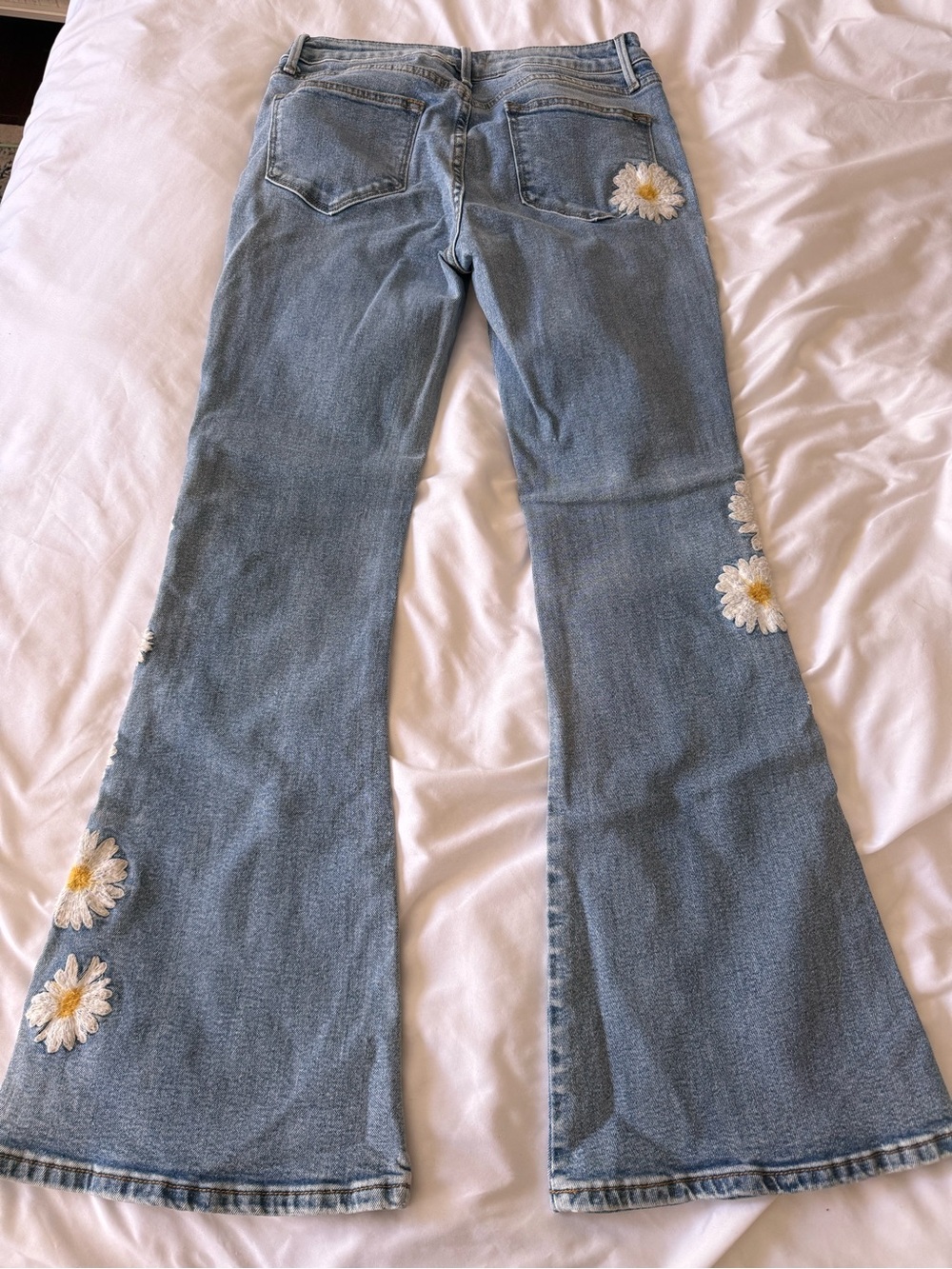 DRIFTWOOD Farrah Flare Jeans with Daisy Embroidery - Picture 5 of 5